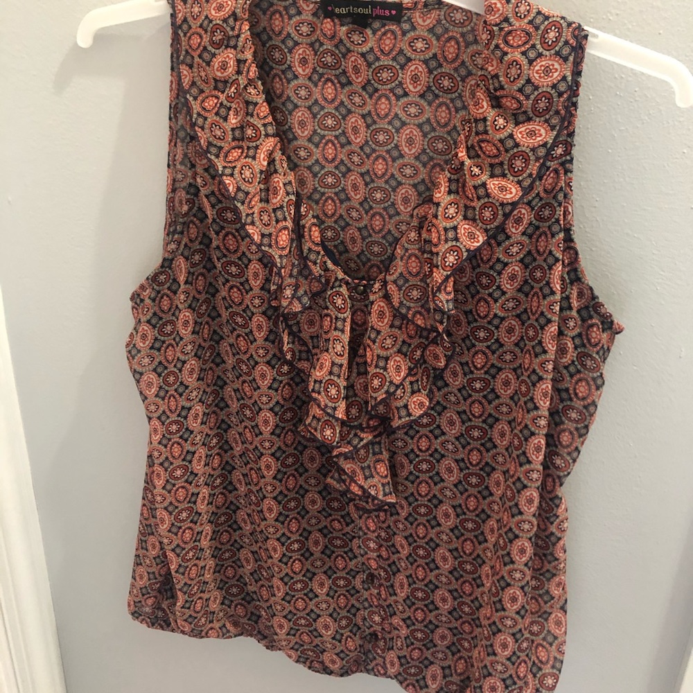 “Tucked in” looking blouse 2XL